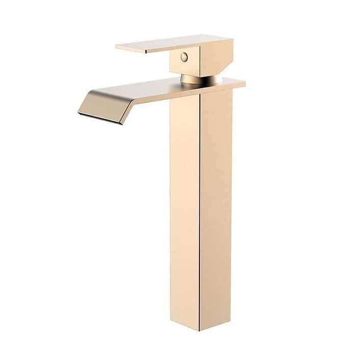Single hole tall waterfall faucet for countertop sink | B921A 02 - Image 3