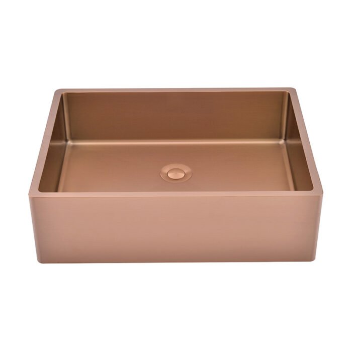 Rectangular stainless steel bathroom sink | IIRS483714 - Image 2