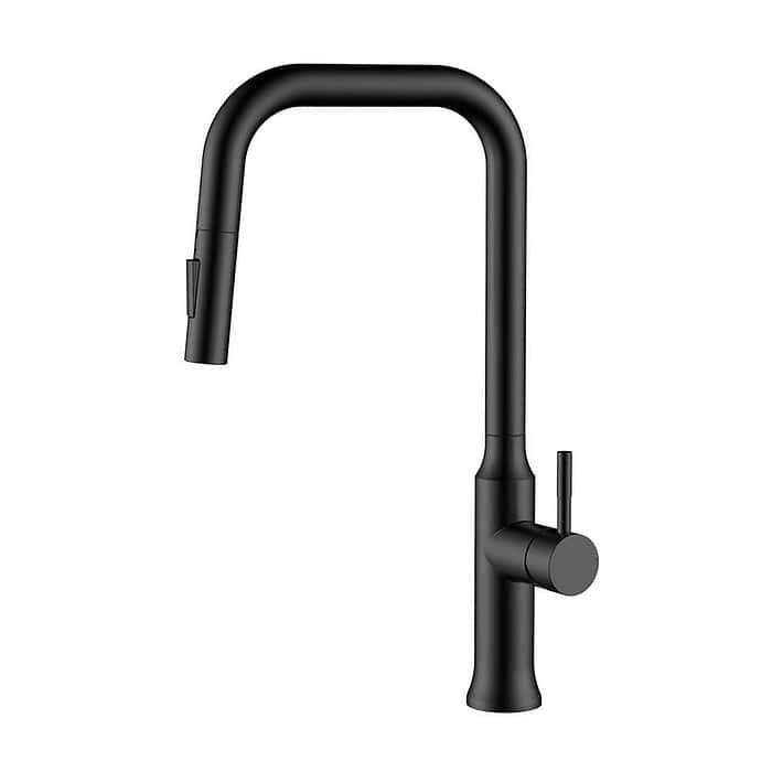 Stainless steel pull down spray kitchen tap | K134C 01 - Image 4