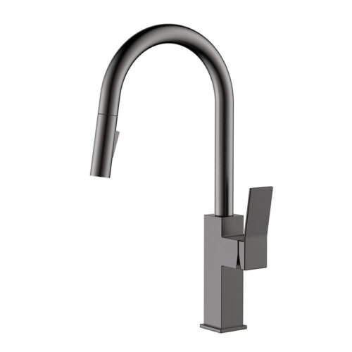 SUS304 stainless steel square kitchen faucet | K132 03
