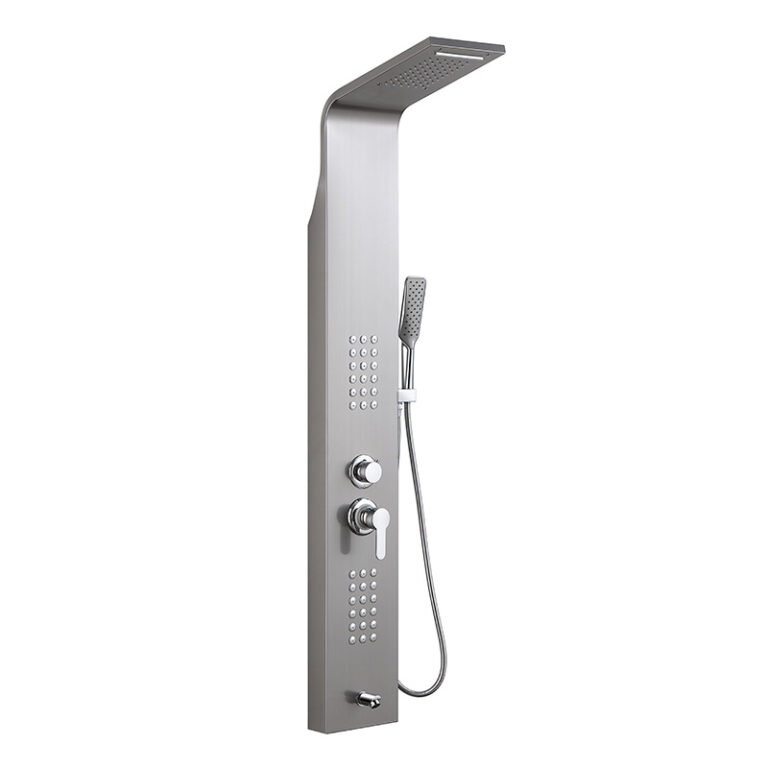 Modern rain shower column with body jets | SL908O 15 - Lanerdi