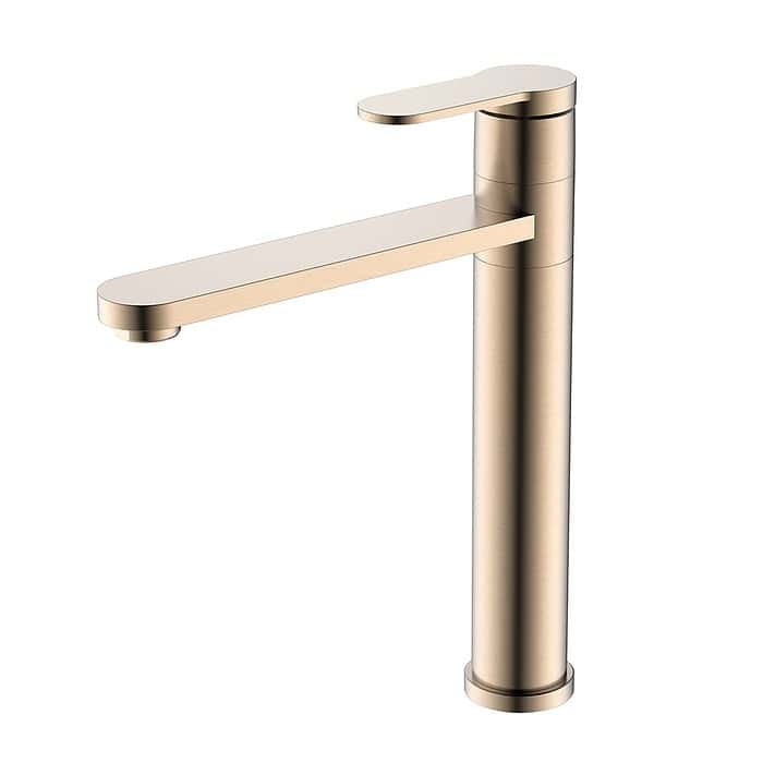 Tall Stainless Steel Washbasin Tap with Round Body and Square Spout | B981 02 - Image 3