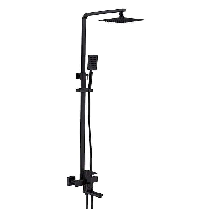 Stainless Steel 3-Way Shower Column | Wall-Mounted Square Design | SO921 13 - Image 3