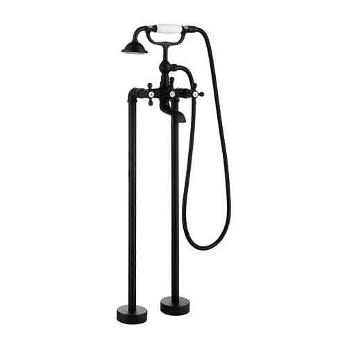 Stainless steel freestanding floor mount roman tub faucet | SF286 12