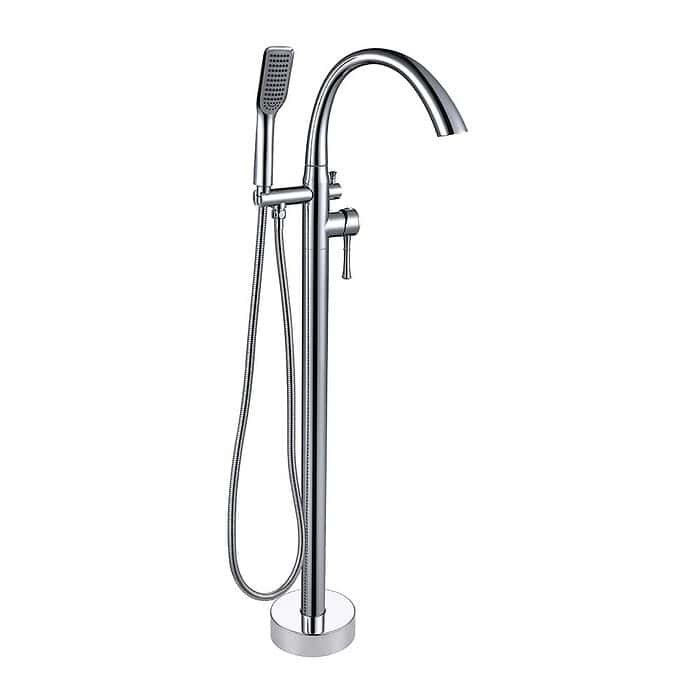 Stainless steel free standing bath spout with mixer | SF285 12 - Image 4