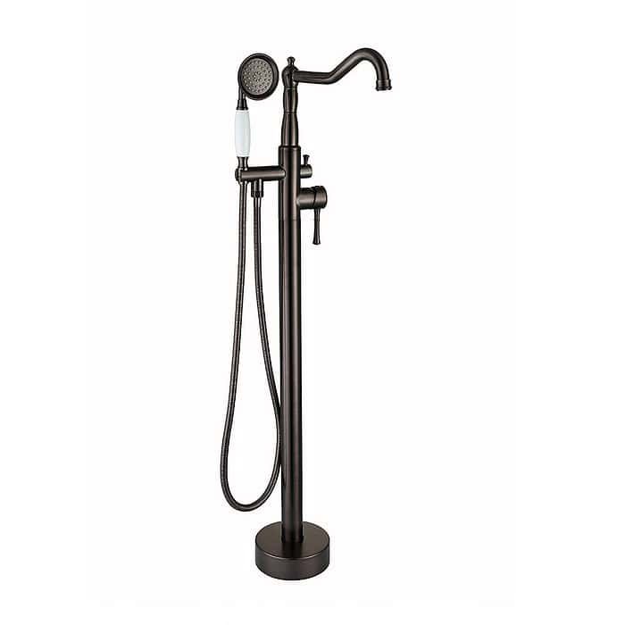Stainless steel freestanding floor mount roman tub faucet | SF286 12 - Image 4