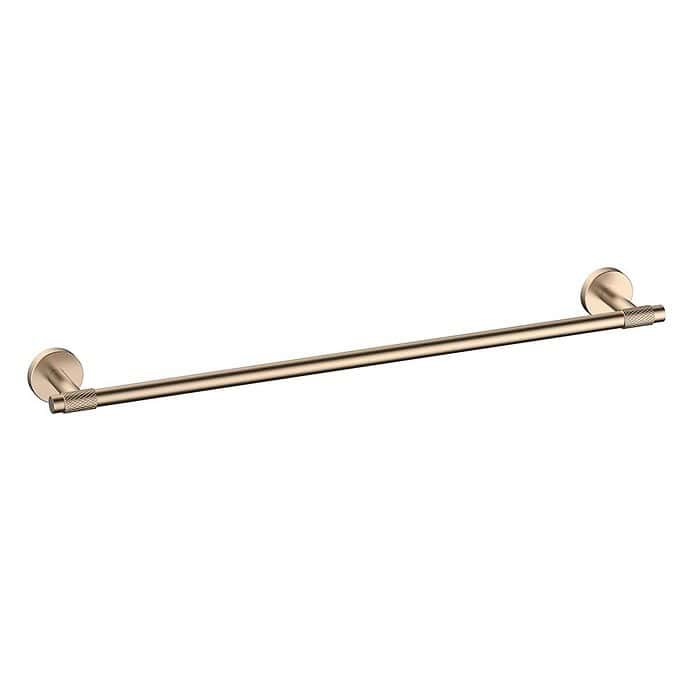 Stainless steel gold and gunmetal sturdy towel bar | A149 01 - Image 5