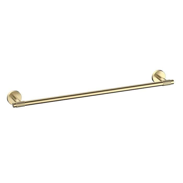 Stainless steel gold and gunmetal sturdy towel bar | A149 01 - Image 4