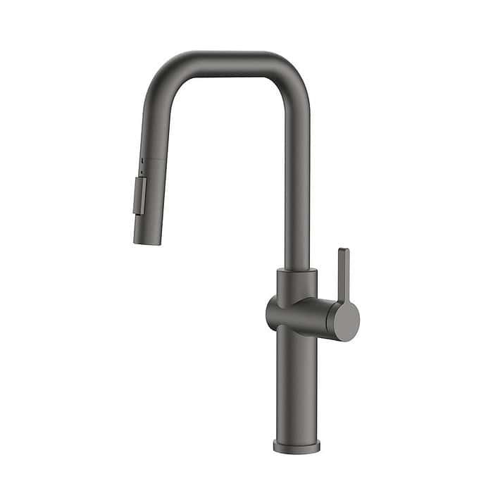 Grifo de cocina de acero inoxidable con caño en U extraíble | K759A 01 - Imagen 2