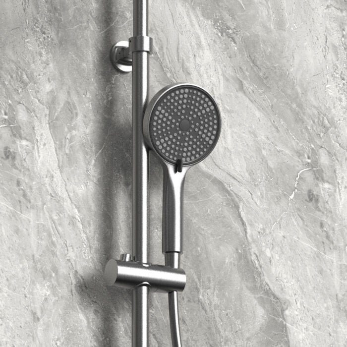 Stainless steel exposed pipe dual knob shower faucet | SO882A 12 - Image 4