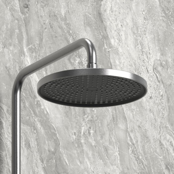 Stainless steel exposed pipe dual knob shower faucet | SO882A 12 - Image 5
