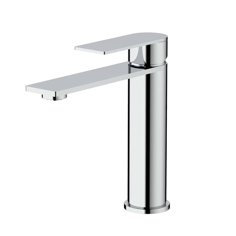 Stainless steel bathroom sink faucets