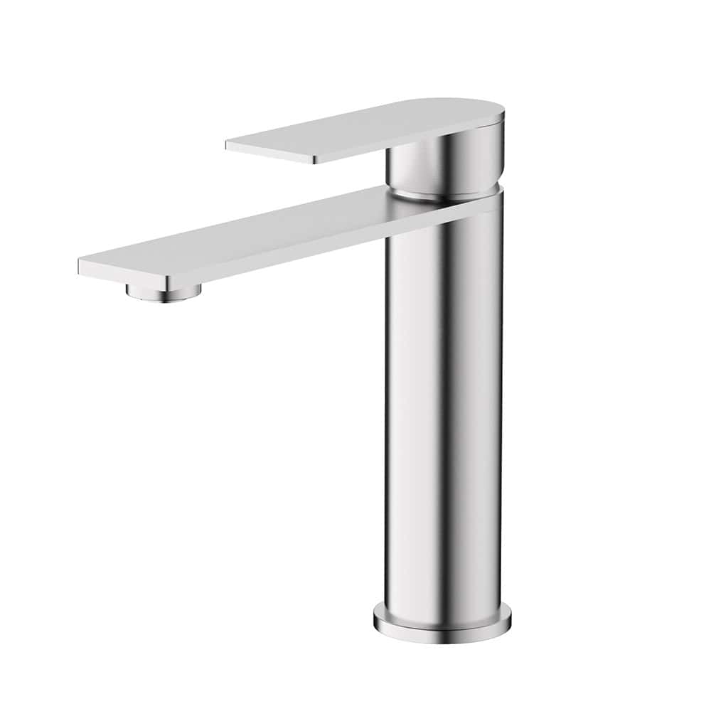 Stainless steel bathroom sink faucets