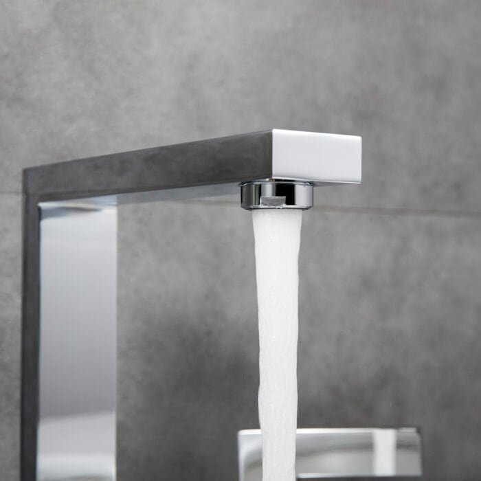 Stainless Steel Hot and Cold Bathroom Faucet with 2 Handles | B231 04 - Image 3