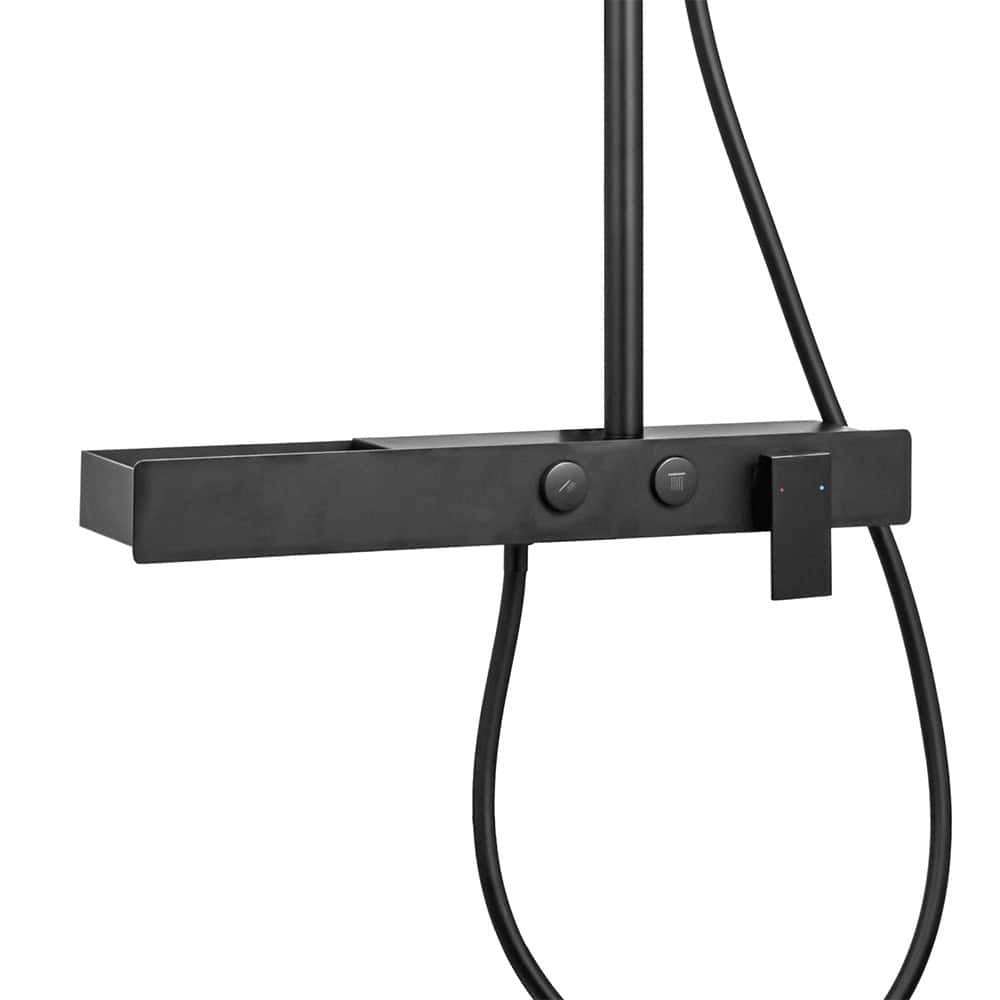 Stainless steel bathroom shower faucet with storage basket | SO814A 12