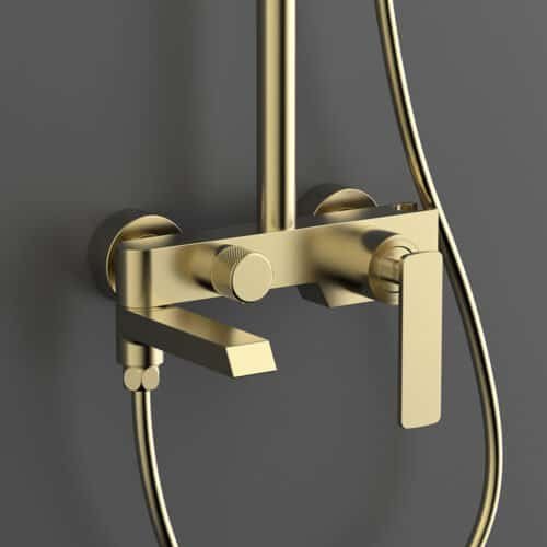 Stainless steel single handle constant temperature shower system | SC845 12