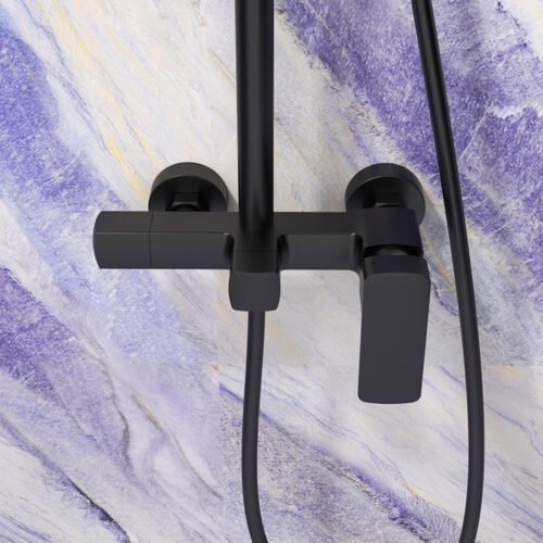 Stainless steel single handle constant temperature shower system | SC845 12