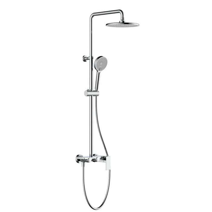 Brass 2 funtion push button single handle shower set | SO716 12 - Image 3