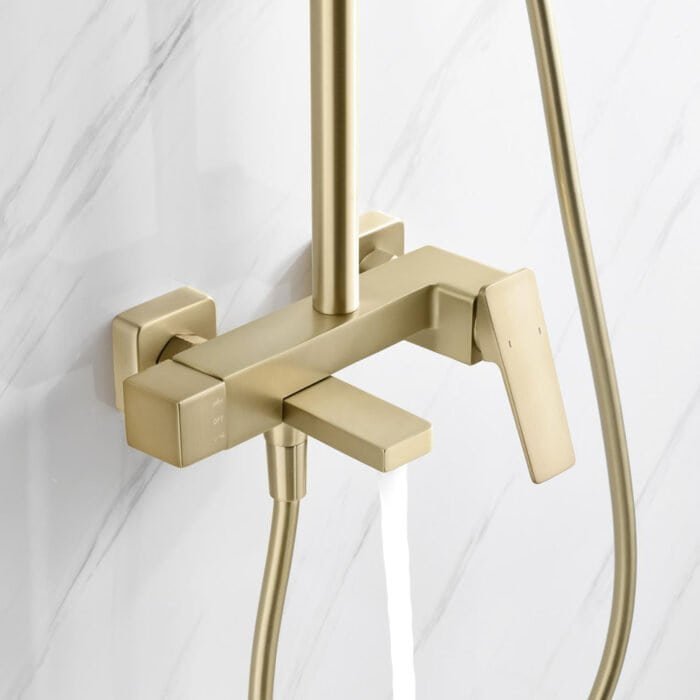 Brass 90° rotating spout shower column | SO989 13 - Image 2