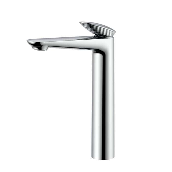 Mixed finish tall faucet with stepped handle | B022 02 - Image 8