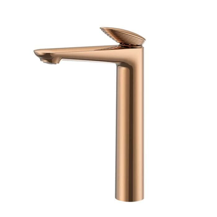 Mixed finish tall faucet with stepped handle | B022 02 - Image 7