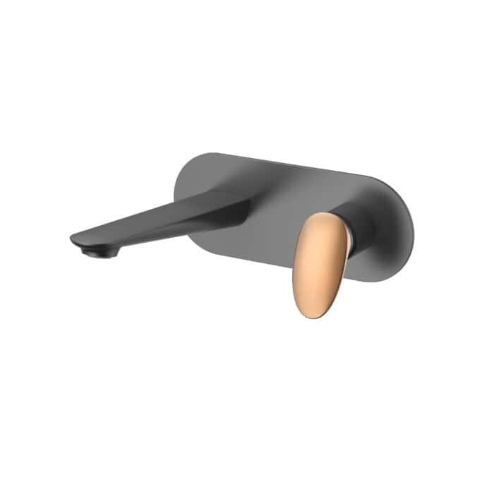 Oval deck plate wall mounted bathroom faucet | B022 27 - Image 2