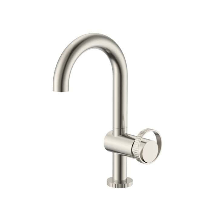 Vertical knurled knob and base bathroom faucet | B1004 01 - Image 10