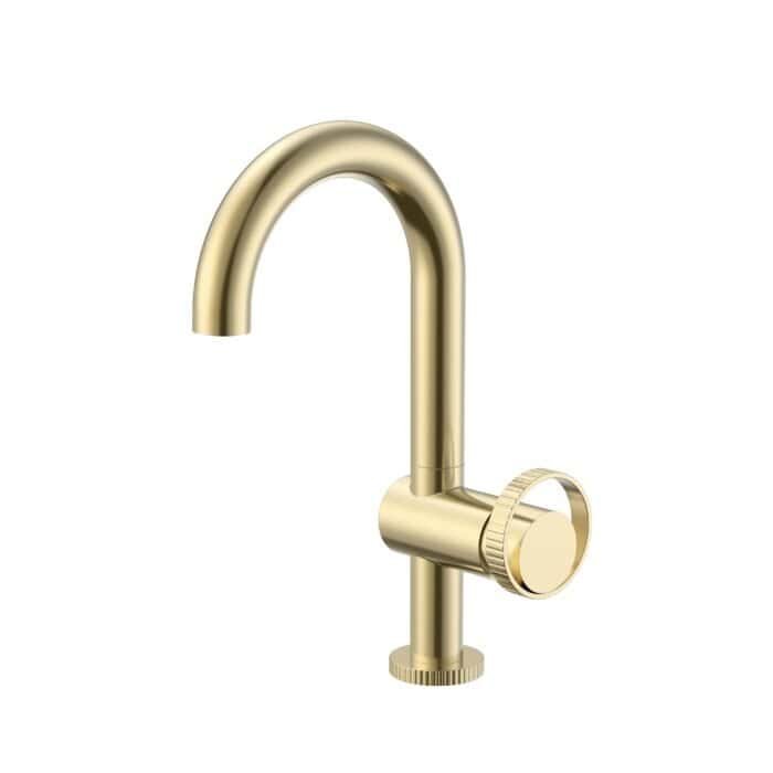 Vertical knurled knob and base bathroom faucet | B1004 01 - Image 7