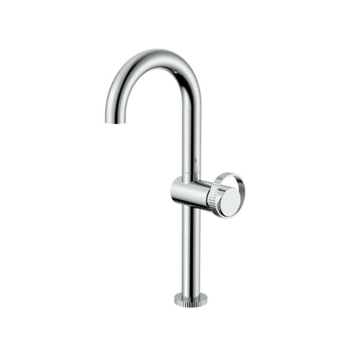 Slender 304 tall faucet with vertical knurled handle | B1004 02 - Image 4