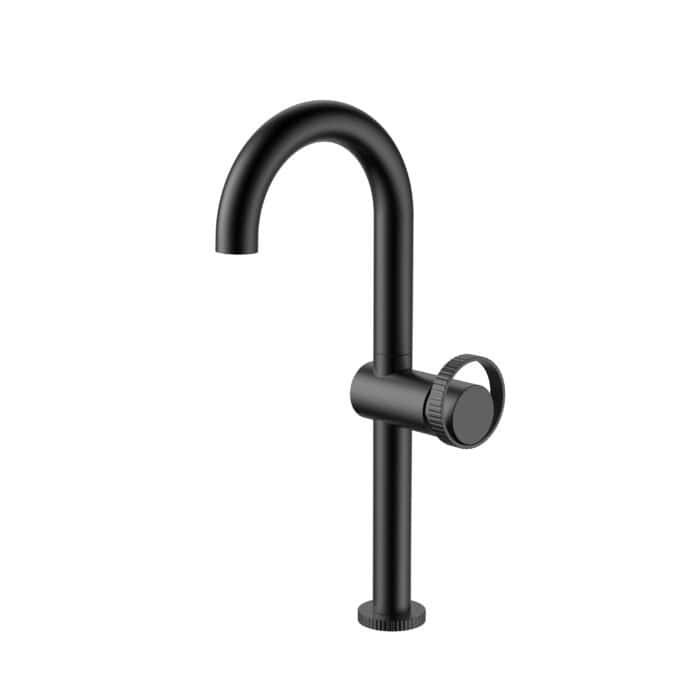Slender 304 tall faucet with vertical knurled handle | B1004 02 - Image 8