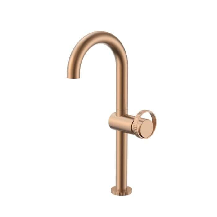 Slender 304 tall faucet with vertical knurled handle | B1004 02 - Image 7
