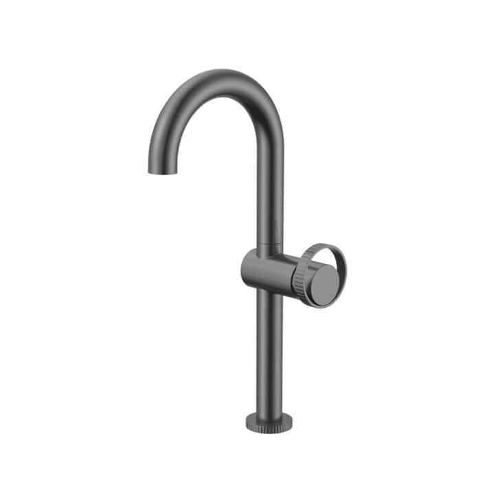 Slender 304 tall faucet with vertical knurled handle | B1004 02 - Image 5