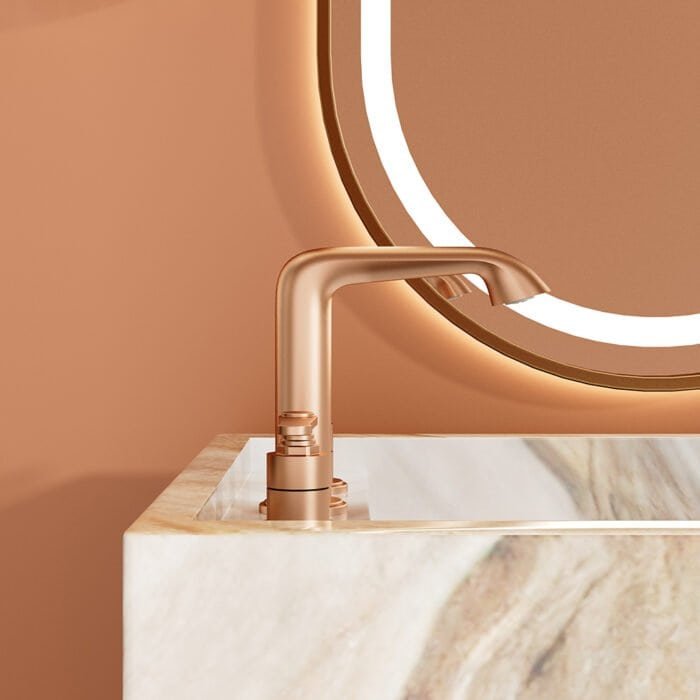 Right angle widespread faucet with dual stepped handle | B1006A 04 - Image 2
