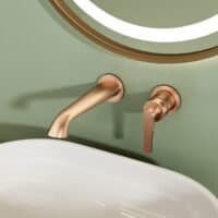 Classic wall faucet with stepped handle for bathroom | B1006A 28 - Image 2