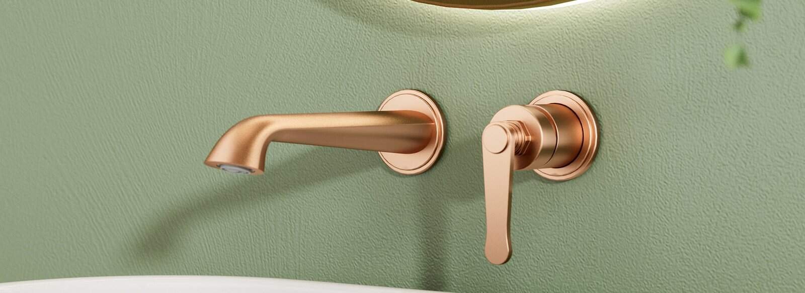 B1006A bathroom faucet 2-hole wall mounted