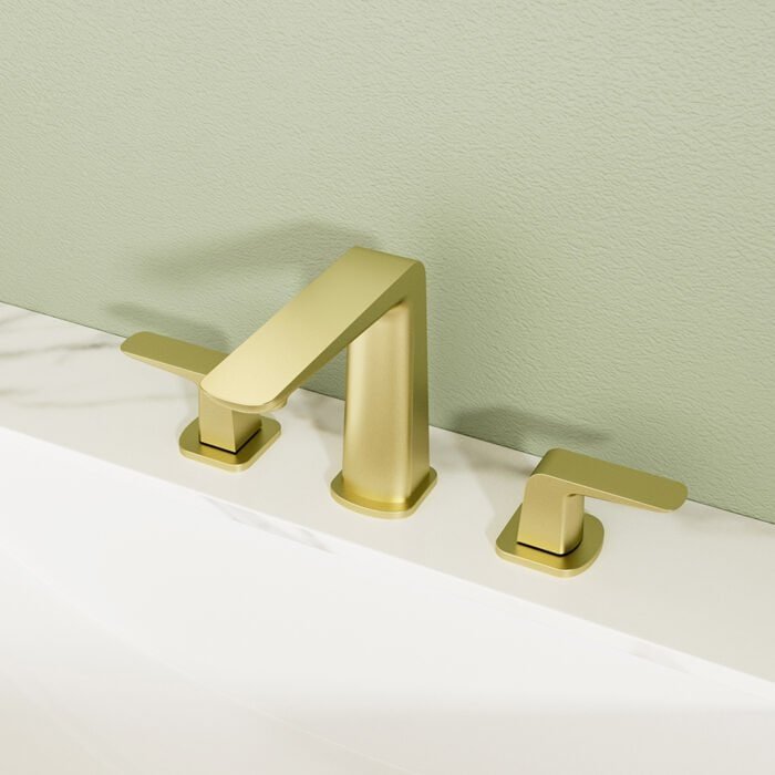Premium 3-hole widespread faucet with dual handle | B1007 04 - Image 2