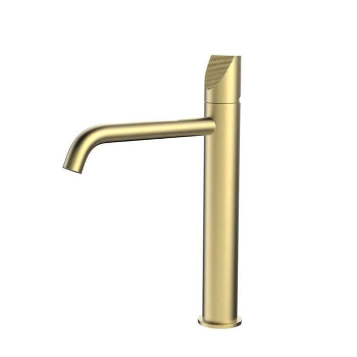 Wedge knurled tall faucet for bathroom | B1014 02 - Image 3