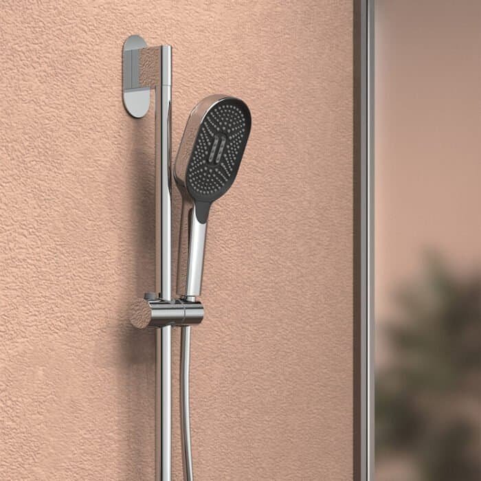 Rose gold handle 3-way shower system with tub spout | SO022 23 - Image 3