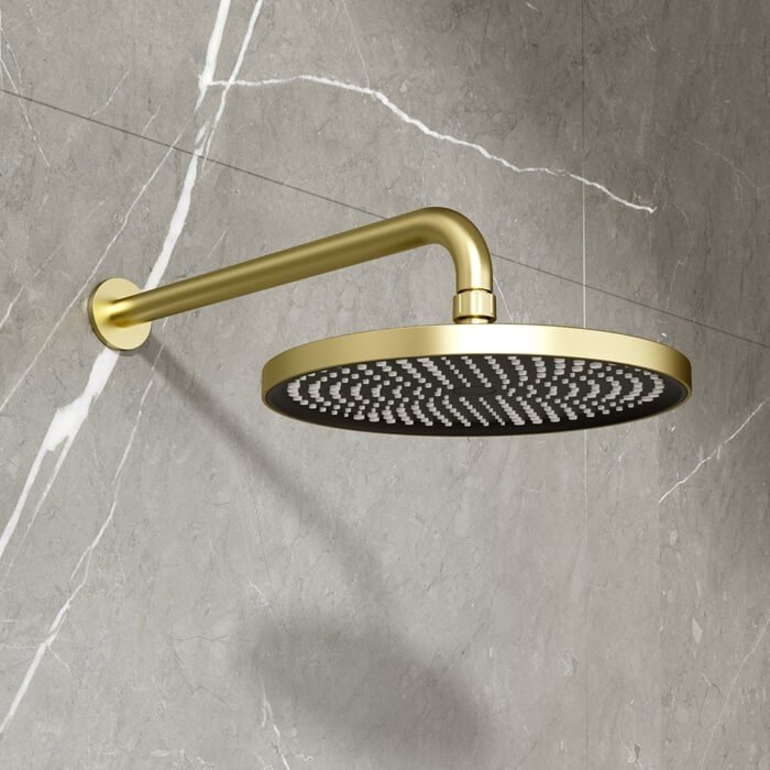 Brushed gold 2-way shower set with concealed valve | SO1004 22 - Image 3