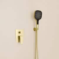 Pressure balance 2-way shower set in square design | SP1005 22 - Image 3