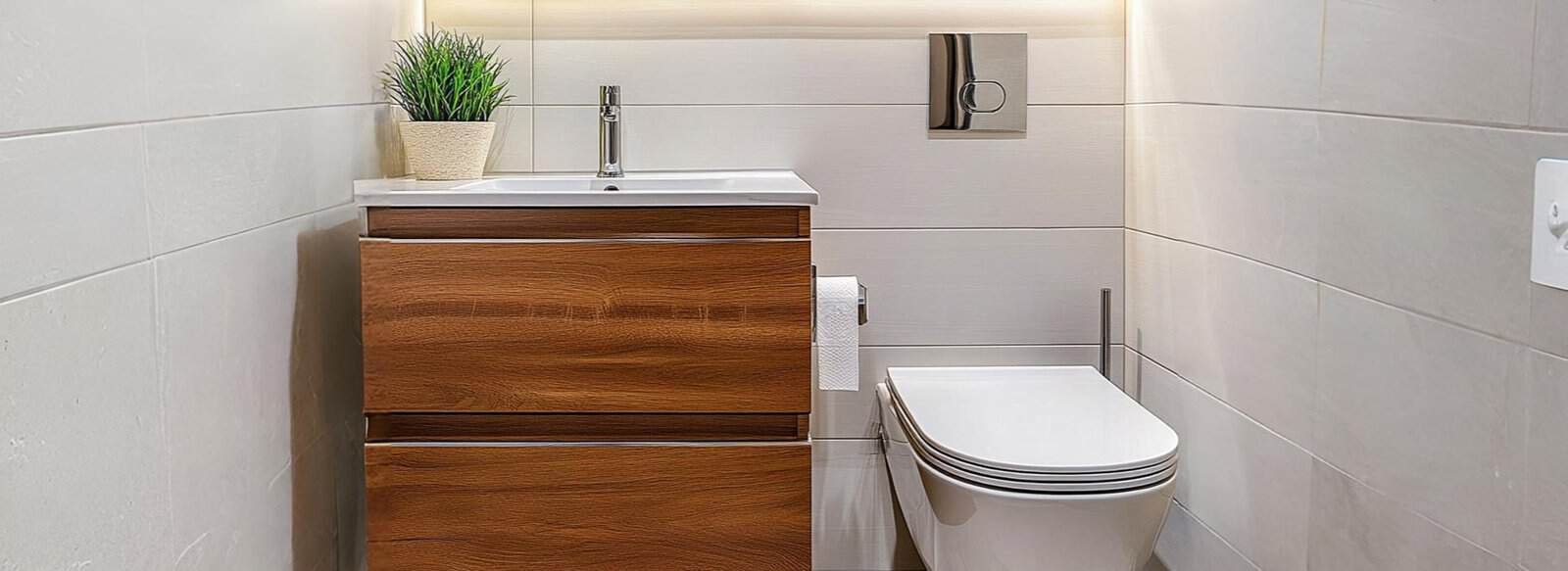 Vanity or Cabinet Mount paper holder