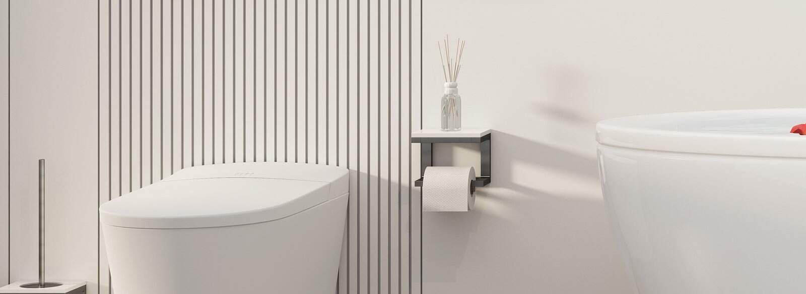 toilet paper holder put banner