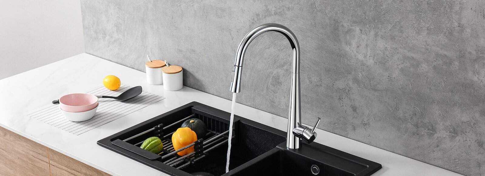 K149 - kitchen sink faucet chrome pull down faucet