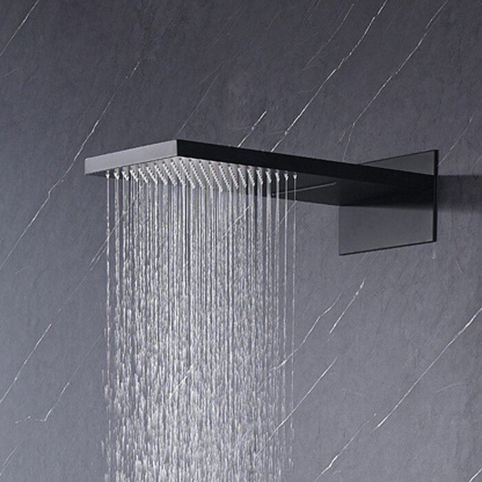 Matte black concealed 4-way shower system | SC799 24 - Image 3