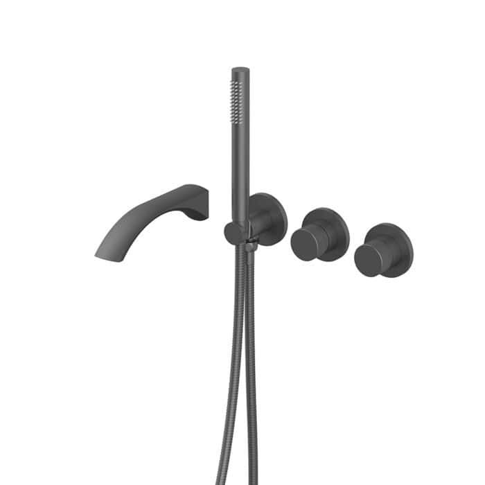 Concealed shower set with wide tub spout for bathtub | SO056I 22 - Image 2
