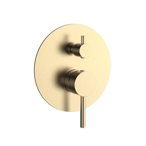 Brass concealed round 2-way shower set | SO153 22