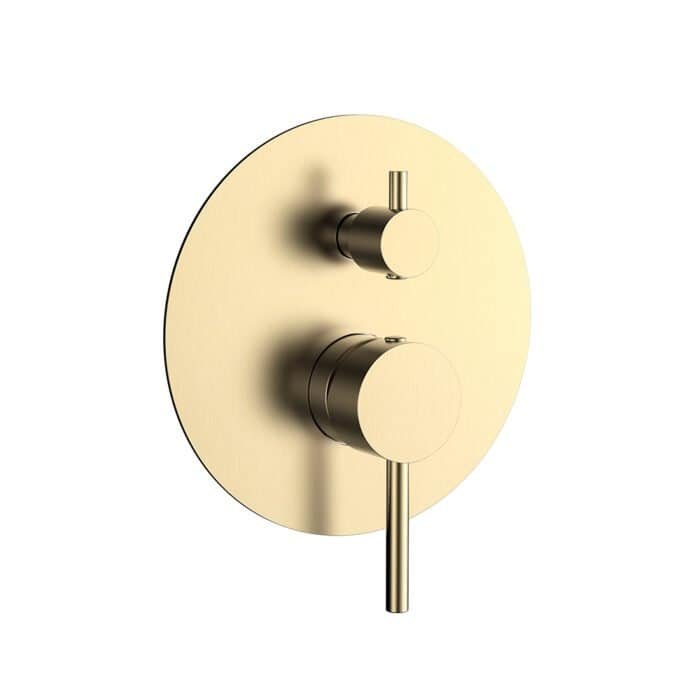 Brass concealed round 2-way shower set | SO153 22 - Image 2