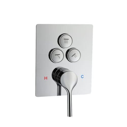 Sleek concealed shower mixer with 2-knob | SO838B 22