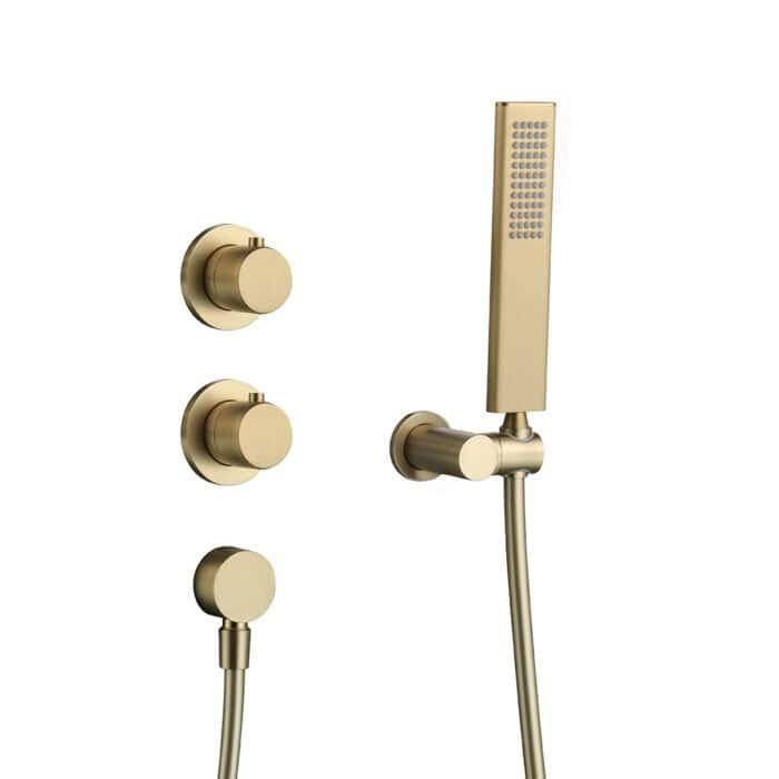 Sleek concealed shower mixer with 2-knob | SO838B 22 - Image 2