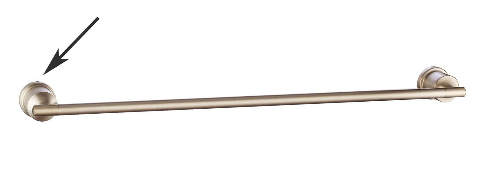 Single towel bar - set screw type - 7009